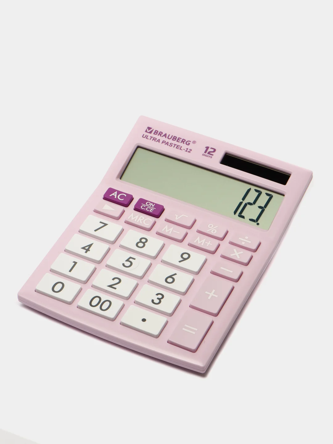 Калькулятор настольный электронный обычный Brauberg Ultra Pastel-12-pr (192x143 мм)