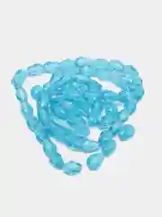 Ледяной бисер  бусина стеклянная каплевидная 4 х 6 мм 8 г/уп.