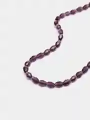 Сиреневый бисер  бусина стеклянная каплевидная 4 х 6 мм 8 г/уп.