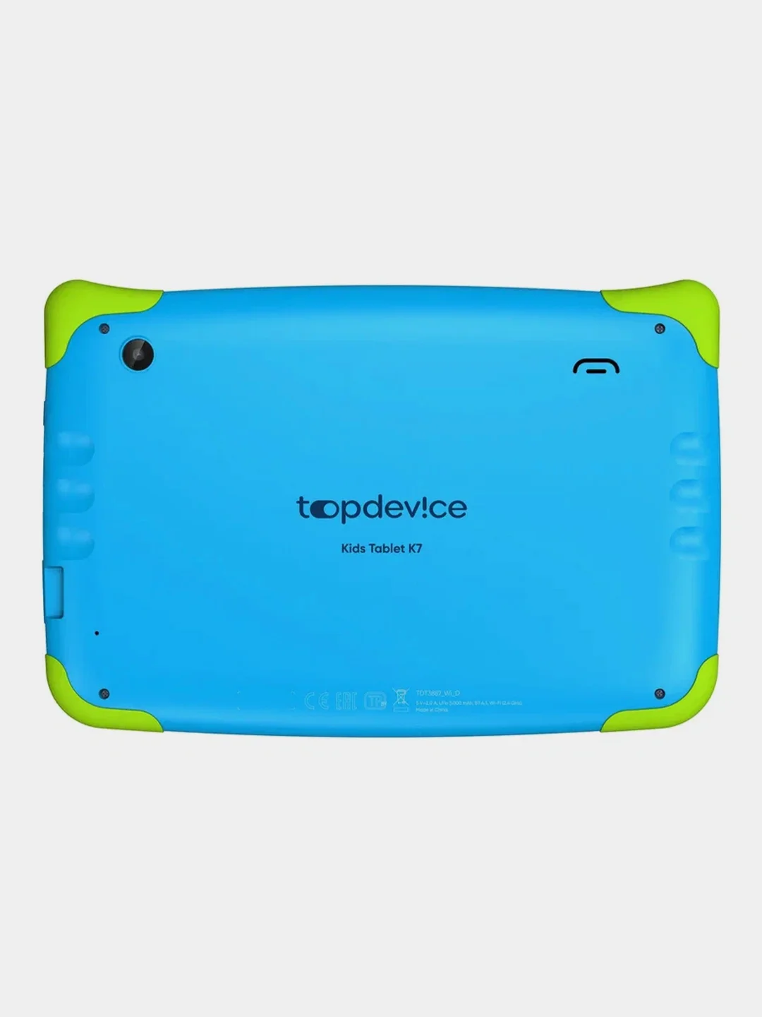 Голубой детский планшет Topdevice Kids Tablet K7, Wi-Fi, 7", 2+16 Gb