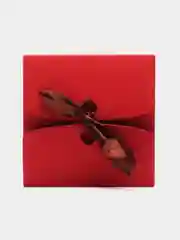 Красный подарочная коробка с бантом / Картонная Крафтовая коробка с лентой для упаковки подарков