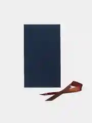 Синий подарочная коробка с бантом / Картонная Крафтовая коробка с лентой для упаковки подарков