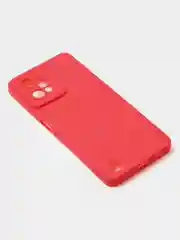 Красный чехол для Realme C31 (4G), матовый, с дополнительной защитой камеры