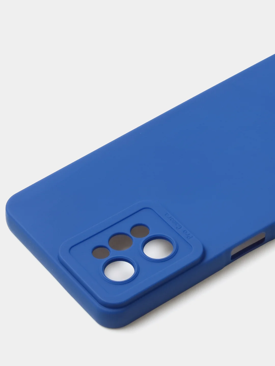 Синий чехол для Realme C31 (4G), матовый, с дополнительной защитой камеры