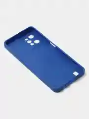 Синий чехол для Realme C31 (4G), матовый, с дополнительной защитой камеры