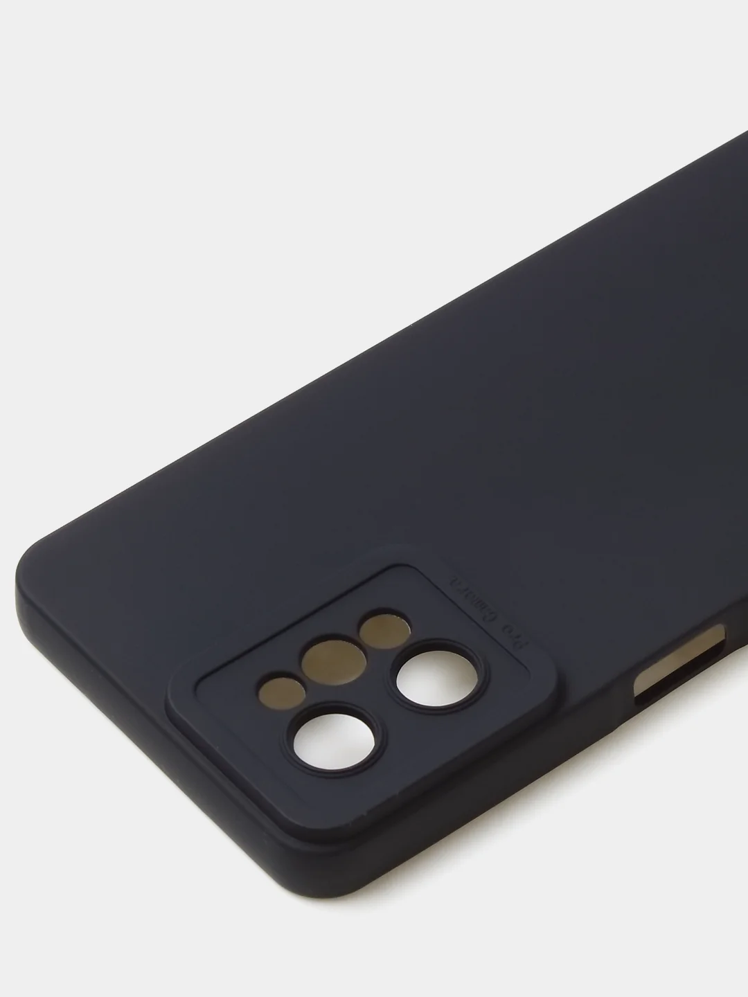 Черный чехол для Realme C31 (4G), матовый, с дополнительной защитой камеры