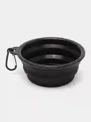 Черный миска складная, для собак и кошек, для медленного поедания корма, поилка для животных