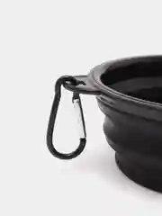Черный миска складная, для собак и кошек, для медленного поедания корма, поилка для животных