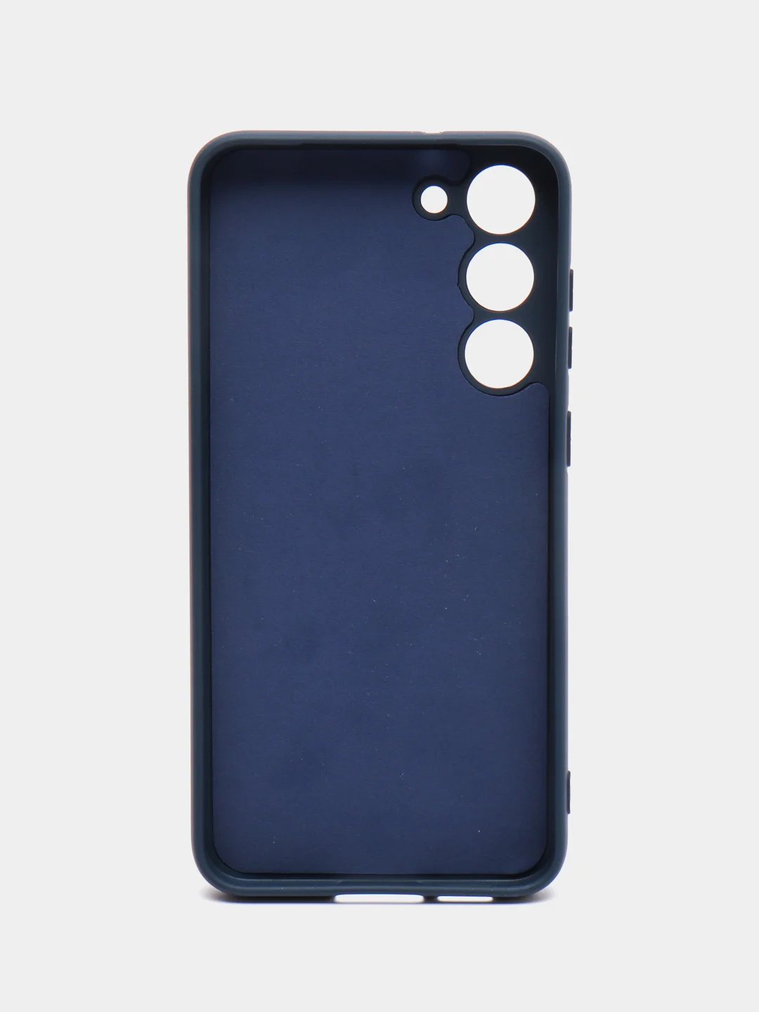 Темно-синий чехол для Samsung Galaxy S23 Plus (Самсунг Галакси С23 Плюс), силиконовый