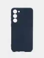 Темно-синий чехол для Samsung Galaxy S23 Plus (Самсунг Галакси С23 Плюс), силиконовый