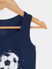 Серый меланж майка для мальчика Baykar, 3 штуки