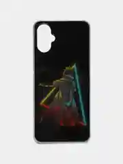 Черный чехол для Tecno Spark 9 Pro, Техно Спарк 9 Про, силиконовый, с рисунком