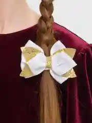Белый бантики на резинке