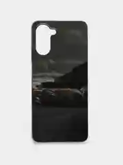 Хаки чехол Realme 10 (Реалми 10), силиконовый, с рисунком