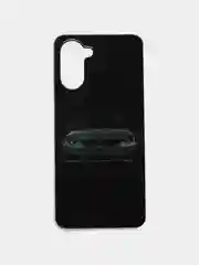 Черный чехол Realme 10 (Реалми 10), силиконовый, с рисунком