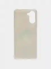 Оранжевый чехол Realme 10 (Реалми 10), силиконовый, с рисунком