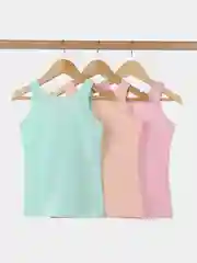 Лесной зеленый майка для девочки Baykar, комплект из 3 штук
