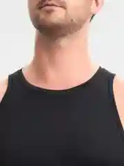 Черный майка спортивная