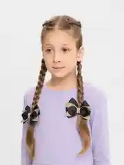 Черный бантики на резинке
