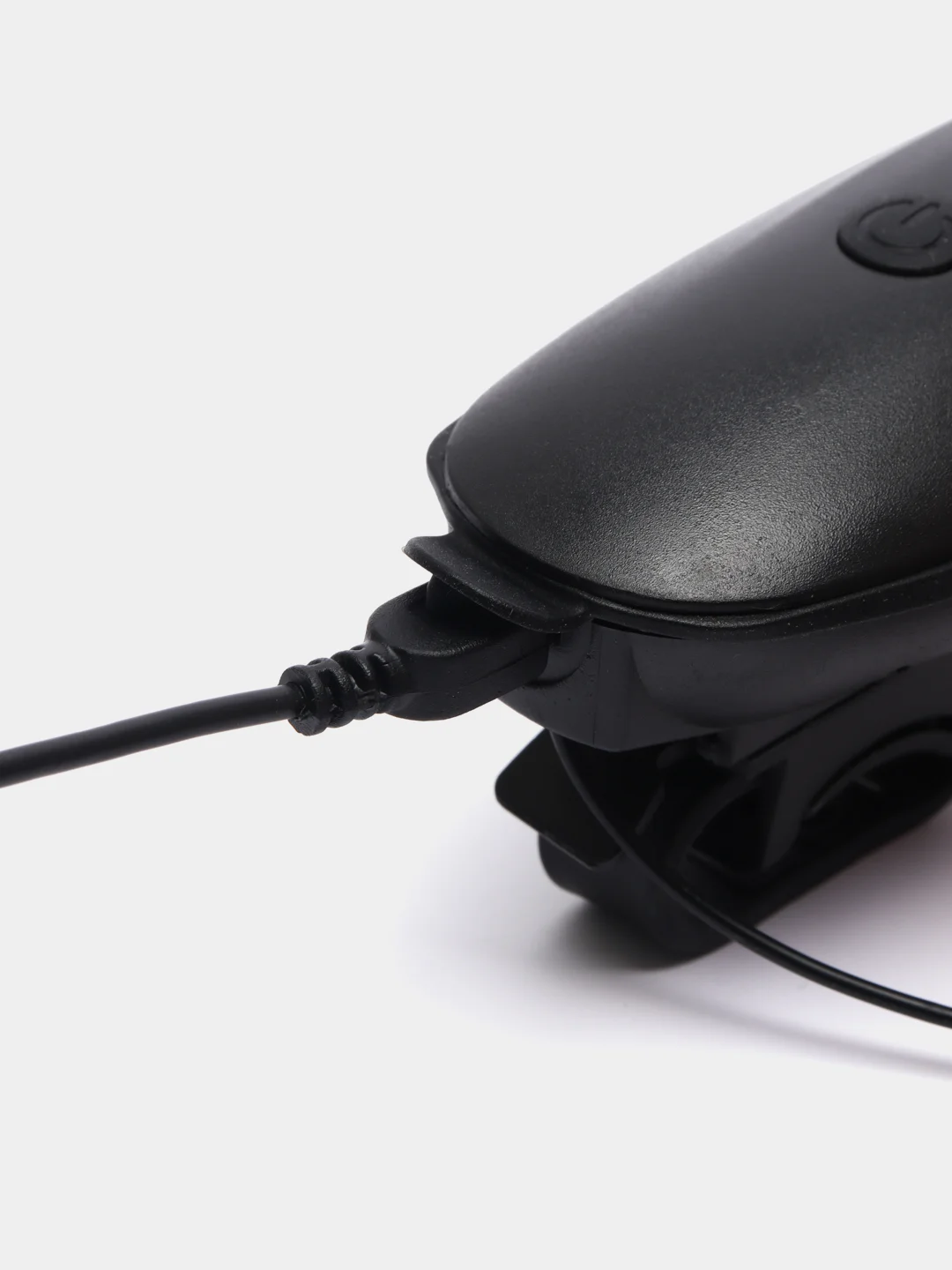 Велосипедный передний светодиодный фонарь с клаксоном и зарядкой через USB