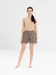 Коричневый шорты домашние Оnstyle, хлопок 100%