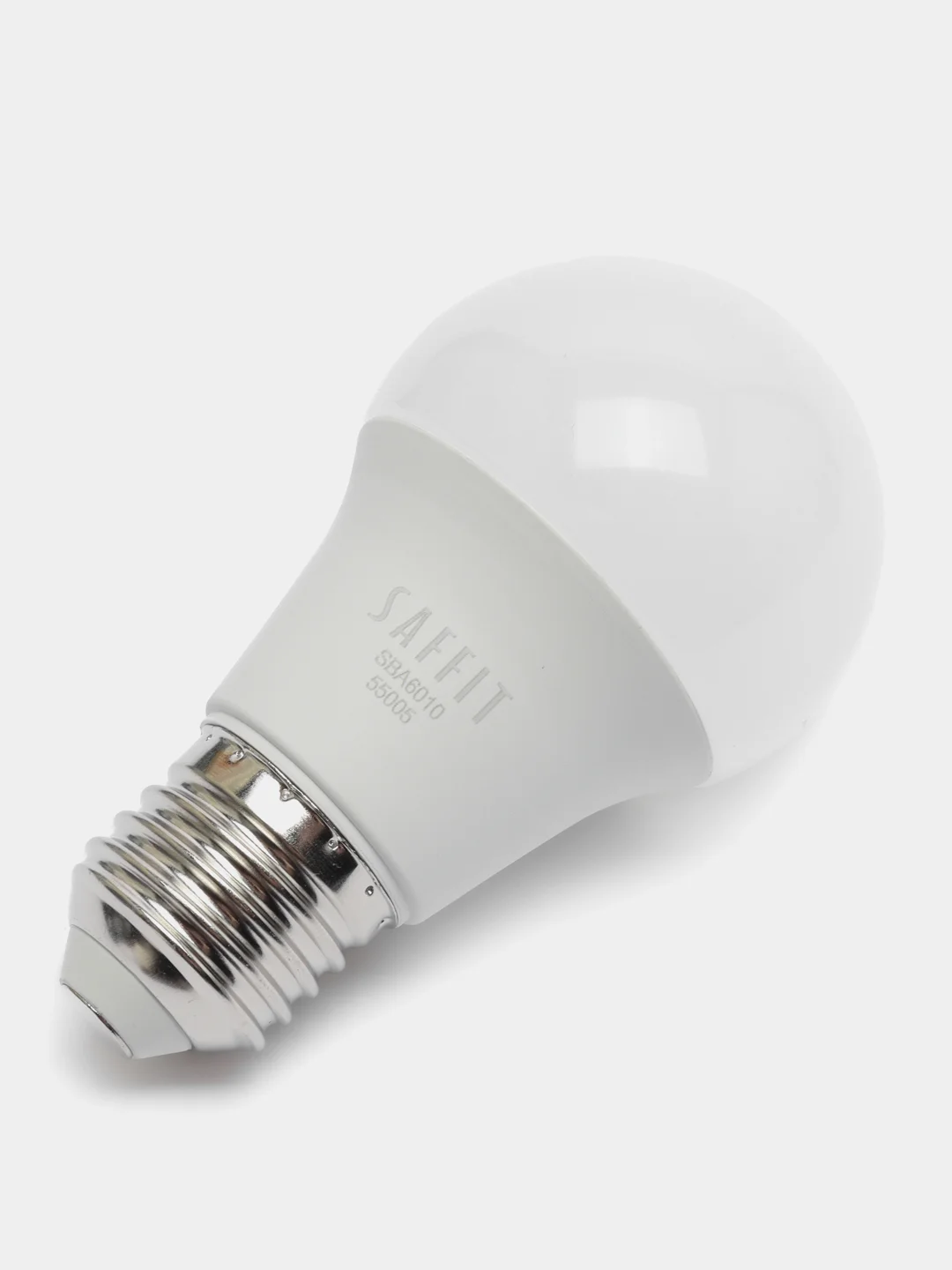 Лампа светодиодная, 10W 230V E27 4000K A60, SBA6010, 55005