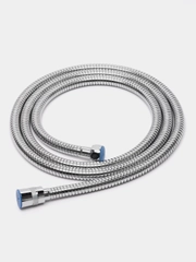 Ganzer шланг для душа Strong растягивающийся, с защитой от перекручивания, хром