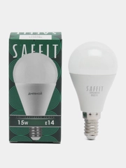 Лампа светодиодная, 15W 230V E14 6400K G45, SBG4515