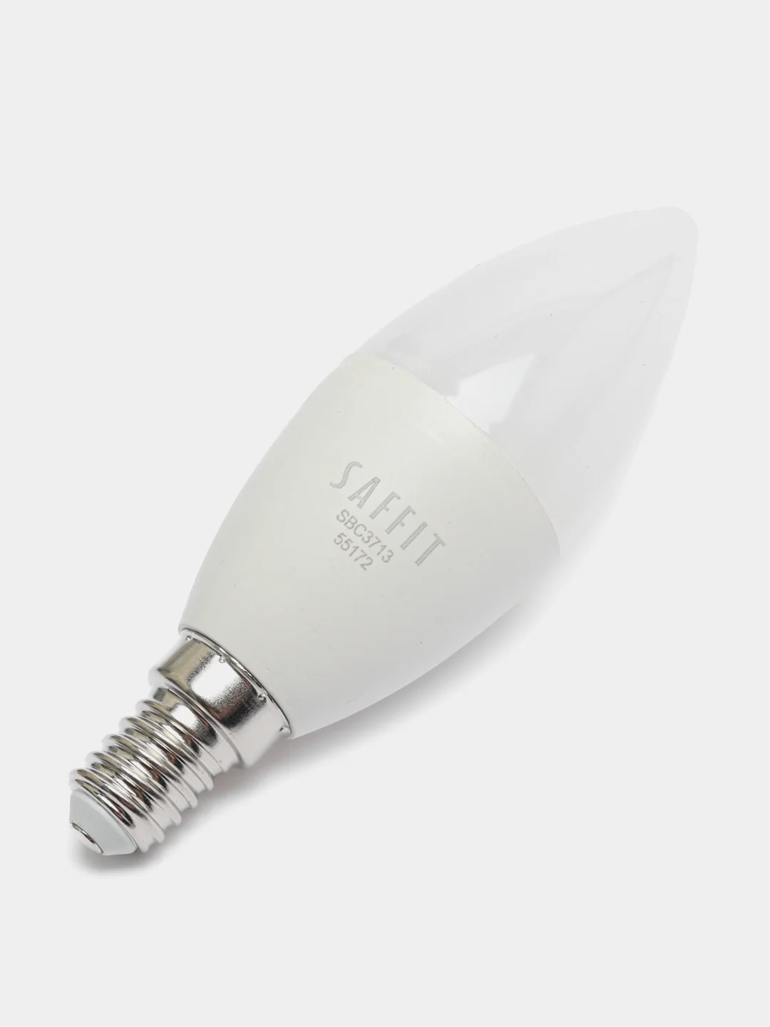 Лампа светодиодная, 13W 230V E14 6400K C37, SBC3713, 55172