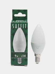 Лампа светодиодная, 9W 230V E14 4000K C37, SBC3709 55079