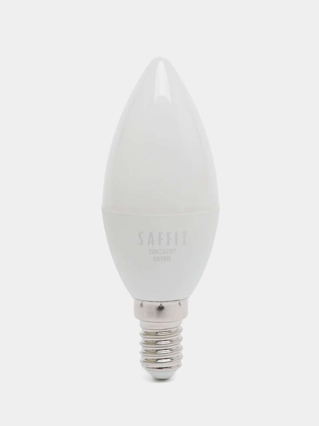 Лампа светодиодная, 7W 230V E14 6400K C37, SBC3707, 55169