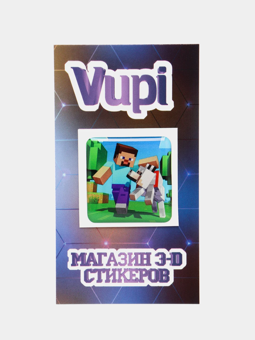 Золотой 3d-стикеры, наклейки на телефон Minecraft (Майнкрафт), Маша и Медведь