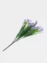 Синий искусственные цветы для декора, цветы для дома, трава осако с нераспустившимся тюльпаном