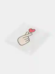 Серый металлик 3d стикеры (наклейки) на телефон Милые, любовь, поцелуй