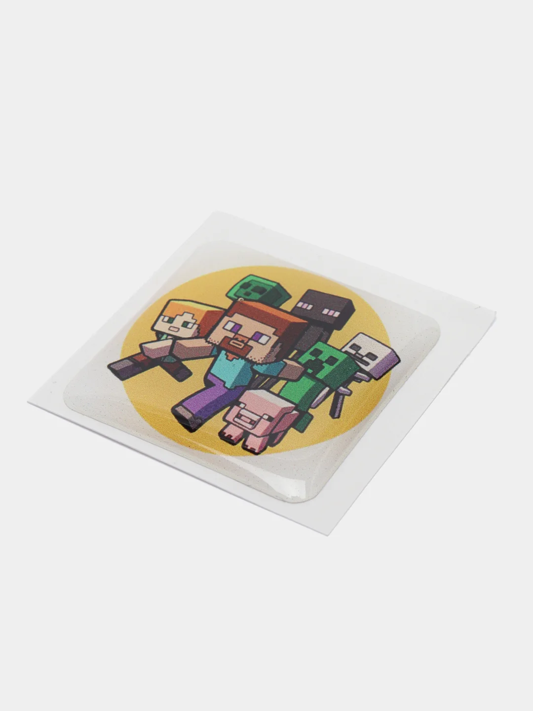 Бордовый 3d-стикеры, наклейки на телефон Minecraft (Майнкрафт), Маша и Медведь