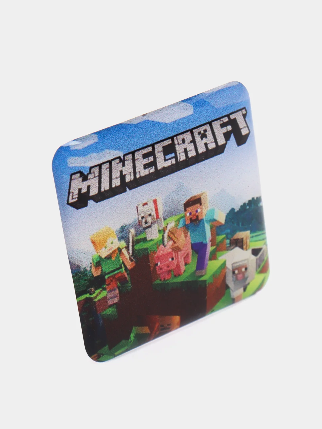 Вишнёвый 3d-стикеры, наклейки на телефон Minecraft (Майнкрафт), Маша и Медведь
