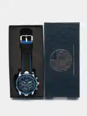 Серебряный мужские наручные часы Lige LG9972 с хронографом, в подарочной упаковке