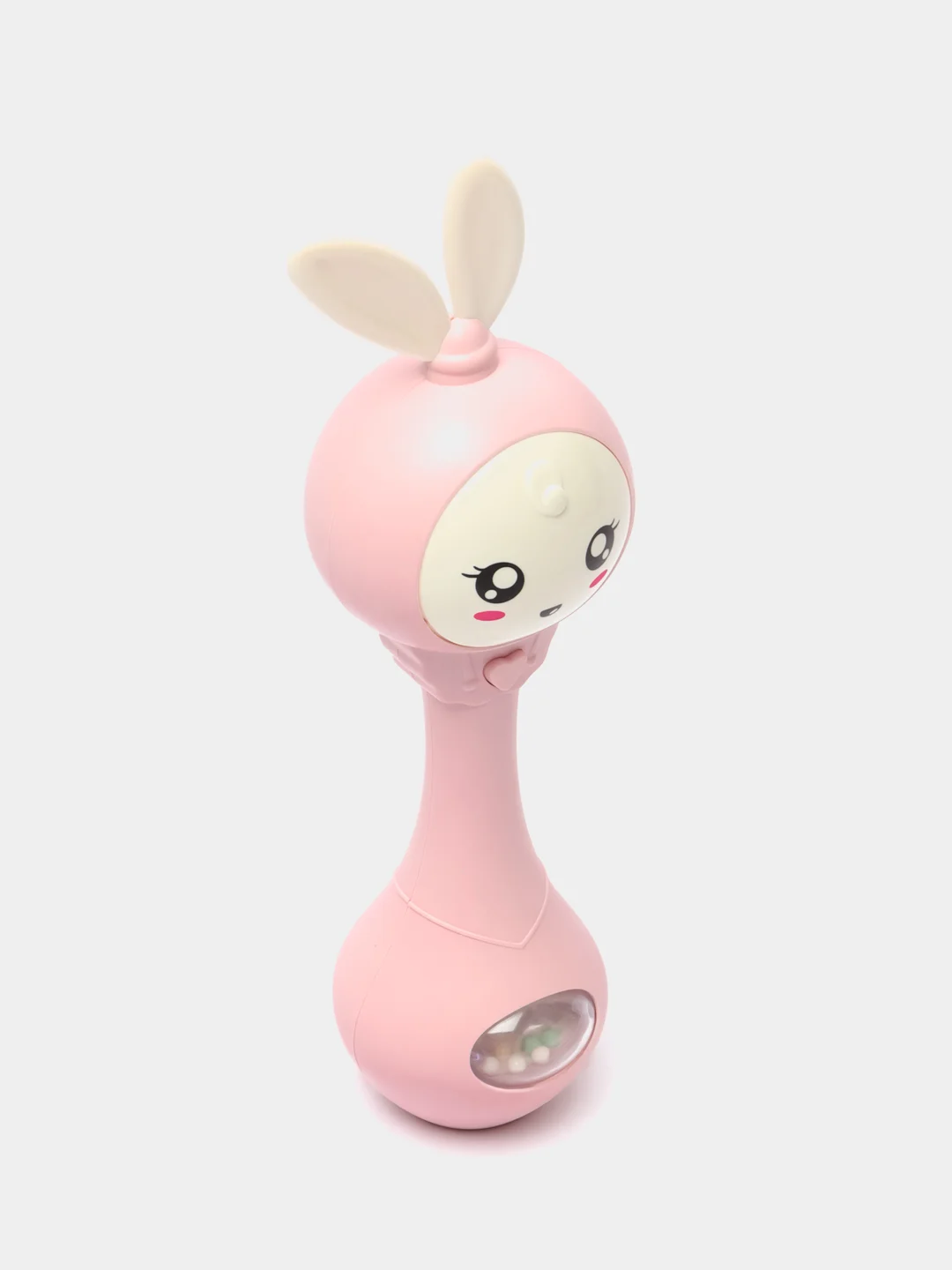 Розовый музыкальная игрушка погремушка для новорожденных Зайка