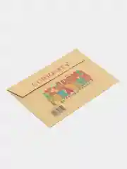 Желтый конверт подарочный, для денег, с фото открыткой "Андрей Миронов"