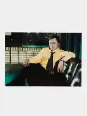 Желтый конверт подарочный, для денег, с фото открыткой "Андрей Миронов"