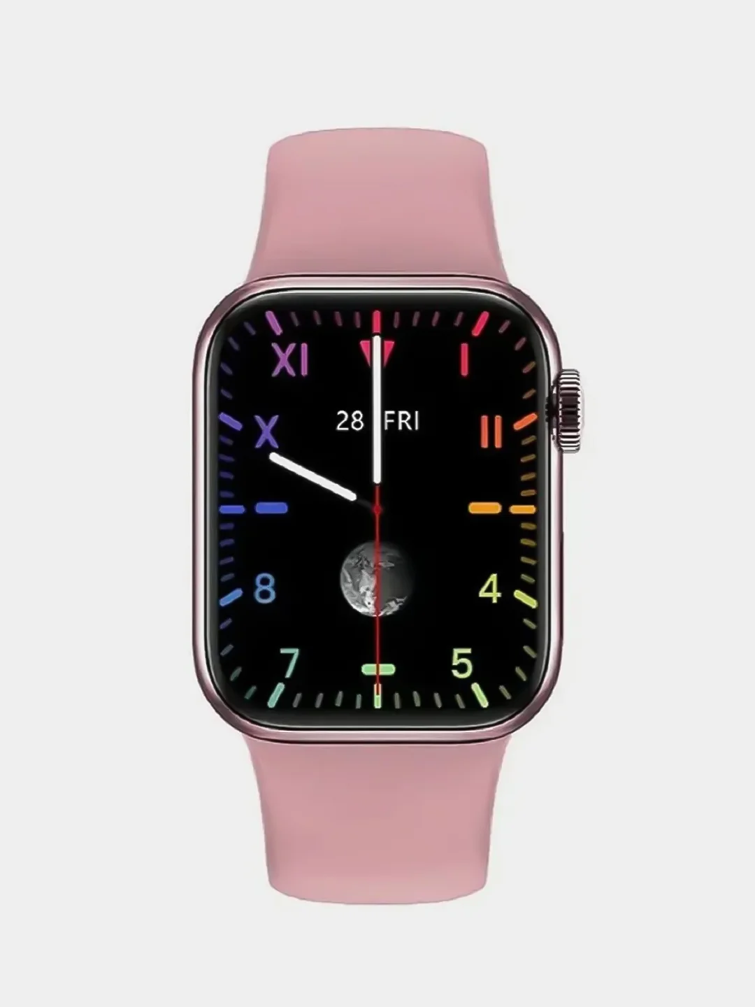 Розовый умные часы 8 серии 45/41 мм Smart Watch х8 se/x8 mini, смарт-часы 8 серии