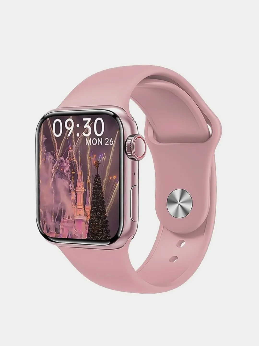 Розовый умные часы 8 серии 45/41 мм Smart Watch х8 se/x8 mini, смарт-часы 8 серии