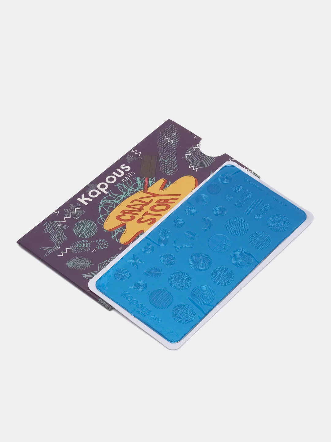 Пластина для стемпинга "Scribble 3" "Crazy story". Kapous. Арт. 2839