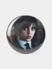 Багровый значки Уэнздей Аддамс, по сериалу Wednesday