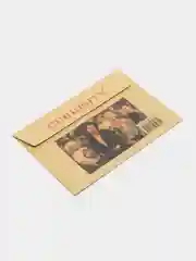 Серебряный конверт подарочный для денег с фото открыткой "Король и Шут"