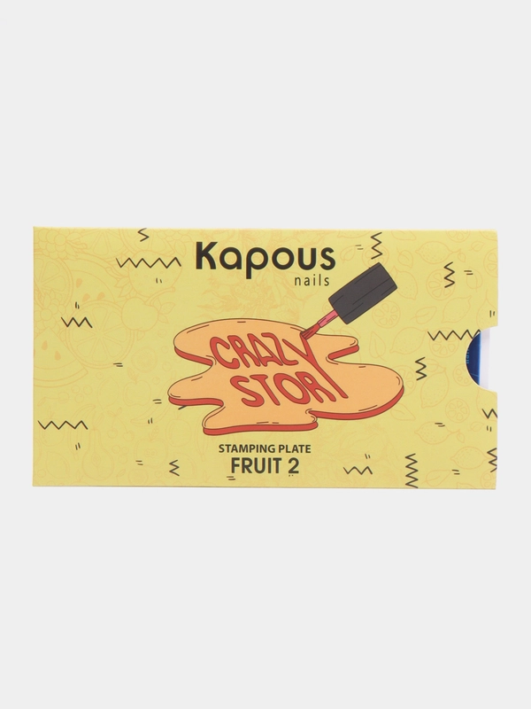 Пластина для стемпинга "Fruit 2" "Crazy story". Kapous. Арт. 2808