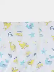 Морской майка детская для мальчика, комплект майка и трусы,нижнее белье хлопок для малышей