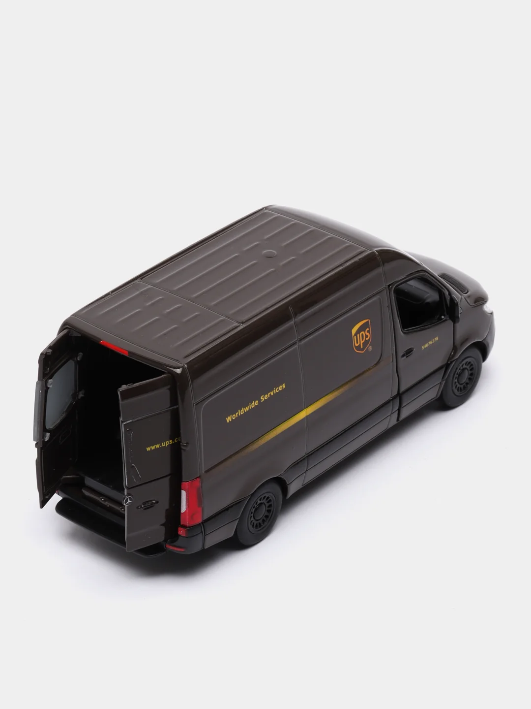 Машинка металлическая инерционная Mercedes-Benz Sprinter UPS Edition 1:48 KT5430D/Kinsmart