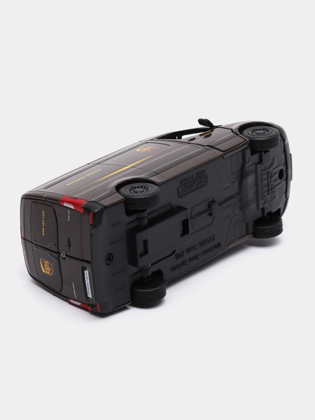 Машинка металлическая инерционная Mercedes-Benz Sprinter UPS Edition 1:48 KT5430D/Kinsmart