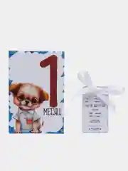 Желтый карточки для фотосессии малышей